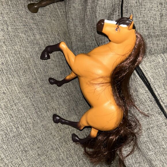 Spirit Riding Free Spirit horse and unknown toy horse - Picture 2 of 5